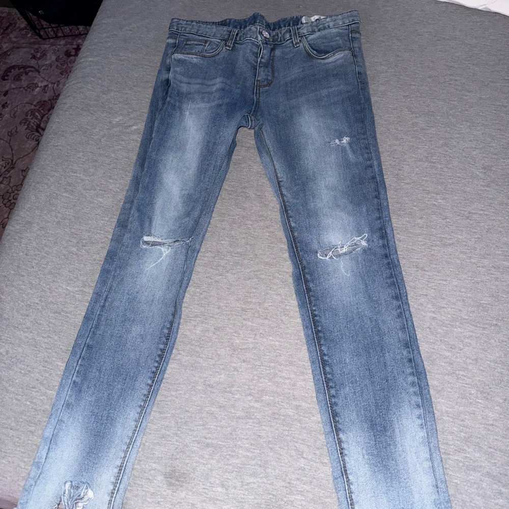 Women's Skinny Jeans - Blue